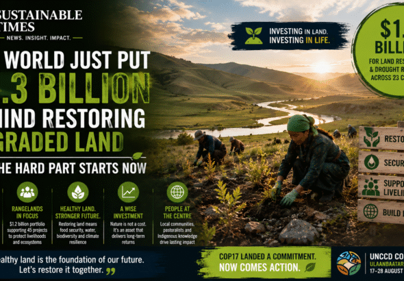 1.3 billion - land - restoration