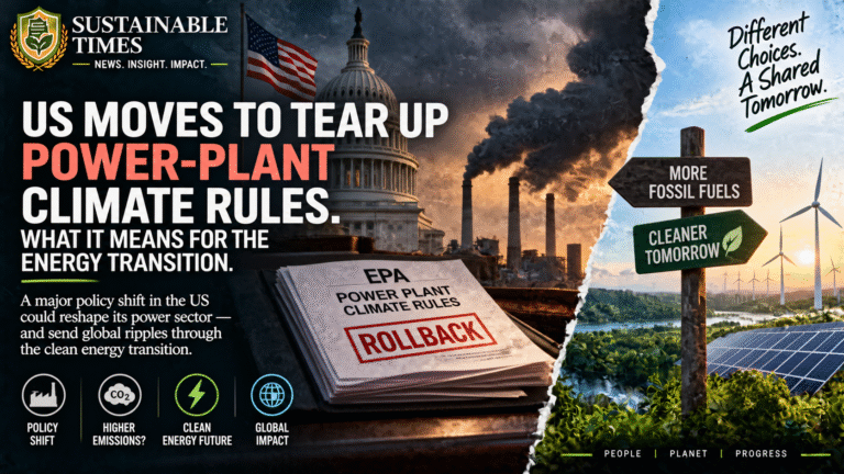 US Moves to Repeal Power-Plant Climate Rules: What It Means for Clean Energy