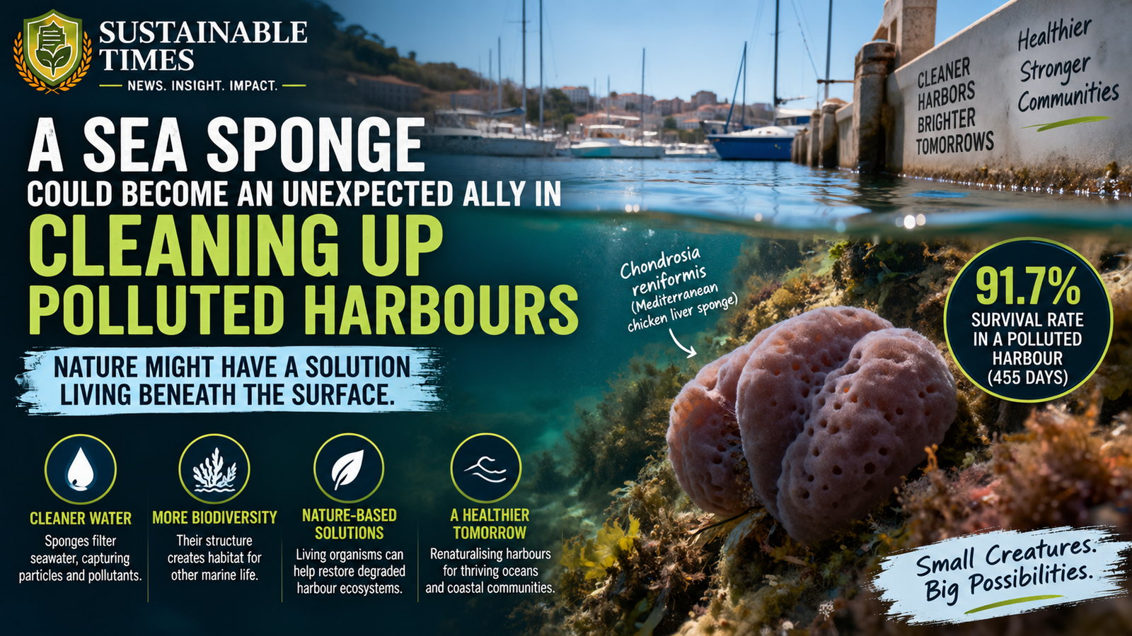 Could Sea Sponges Help Restore the World's Polluted Harbours?