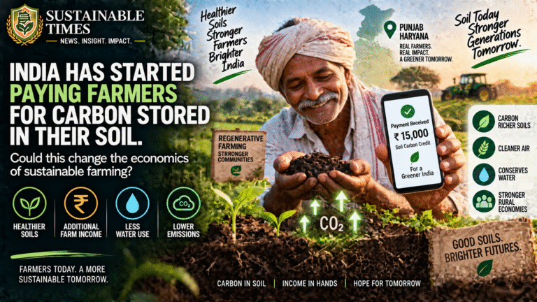 India Begins Paying Farmers for Soil Carbon in a Major Regenerative Agriculture Shift