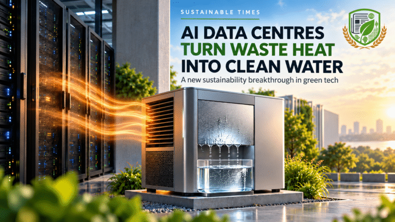 AI Data Centres Could Turn Waste Heat Into Clean Water With New Technology