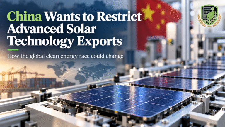 China’s Solar Technology Export Shift