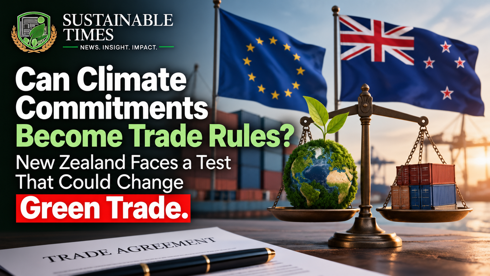 Can Climate Commitments Become Trade Rules? New Zealand Faces a Major EU Test