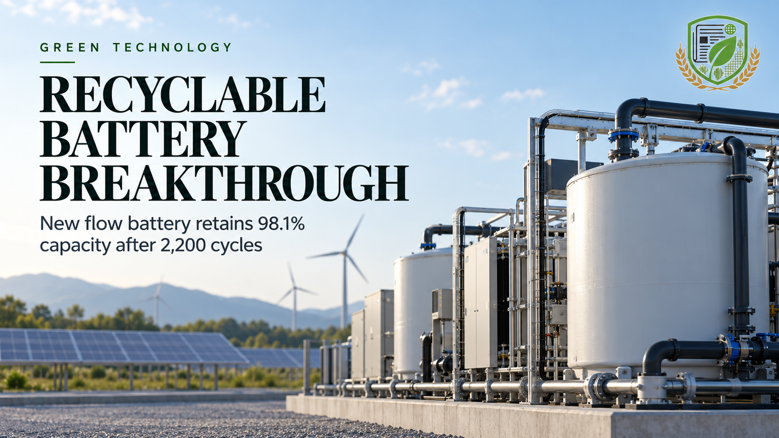 Recyclable Battery Breakthrough