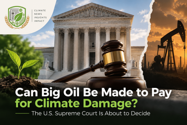 Can Big Oil Be Made to Pay for Climate Damage? The U.S. Supreme Court Decides